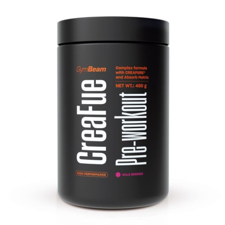 CreaFue Pre-workout - GymBeam - Leśne Owoce - 450 g