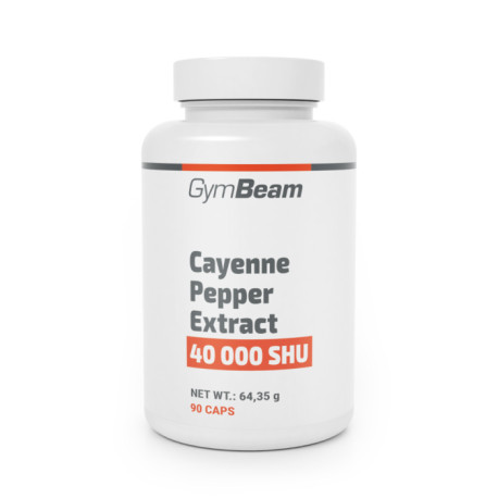 Ekstrakt z pieprzu cayenne - GymBeam - 90 saszetek.