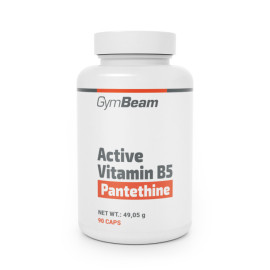 Aktywna witamina B5 (Pantetyna) - GymBeam - 90 saszetek.