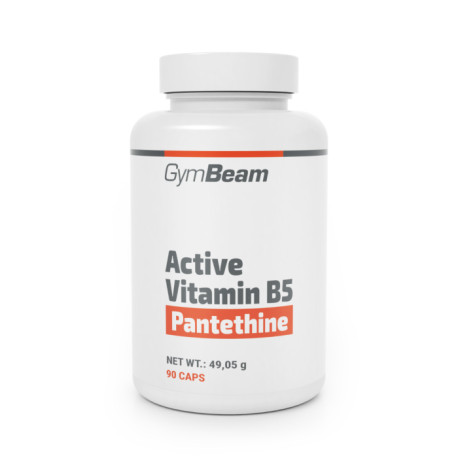 Aktywna witamina B5 (Pantetyna) - GymBeam - 90 saszetek.