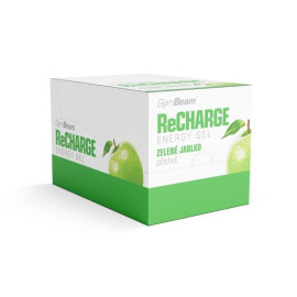 Żel ReCharge - GymBeam - Green Apple - 16 x 75 g