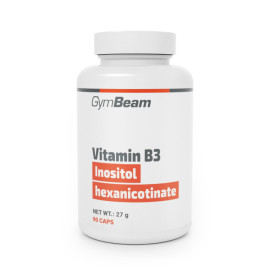 Niacin bez płukania (witamina B3) - GymBeam - 90 saszetek.
