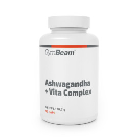 Ashwagandha + Vita Complex - GymBeam - 90 kapsułek.