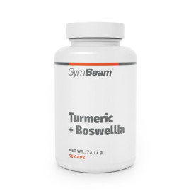 Kurkuma + Boswellia - GymBeam - 90 kapsli.