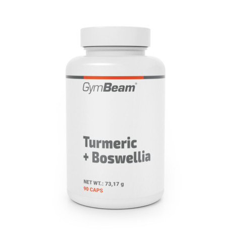 Kurkuma + Boswellia - GymBeam - 90 kapsli.