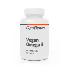 Wegański Omega 3 - GymBeam - 90 kapsułek.