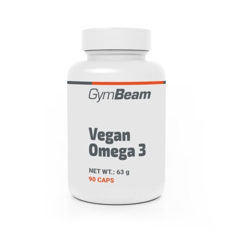 Wegański Omega 3 - GymBeam - 90 kapsułek.