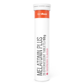 Melatonin Plus musujący - GymBeam - malina - 80 g