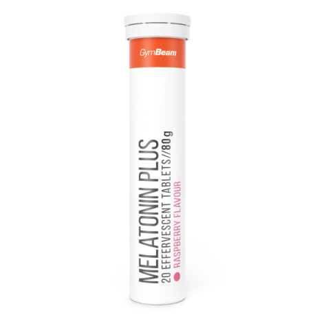 Melatonin Plus musujący - GymBeam - malina - 80 g