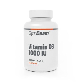 Witamina D3 1000 IU - GymBeam - 365 kapsli