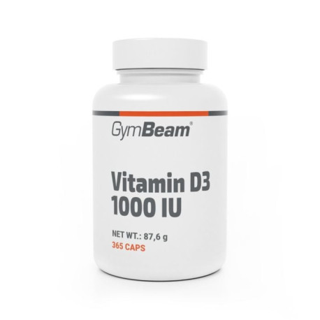Witamina D3 1000 IU - GymBeam - 365 kapsli