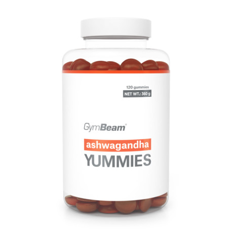 Ashwagandha Yummies - GymBeam - 120 czapek.