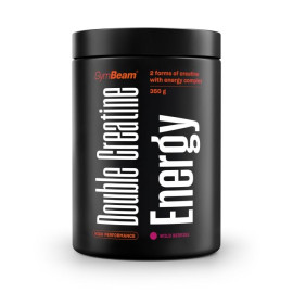 Creatine Double Energy - GymBeam - owoce leśne - 350 g