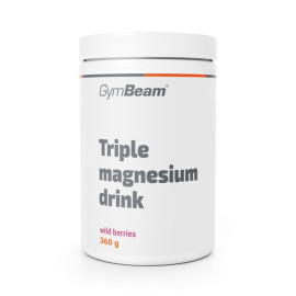 Potrójny napój magnezowy - GymBeam - Leśne Owoce - 360 g