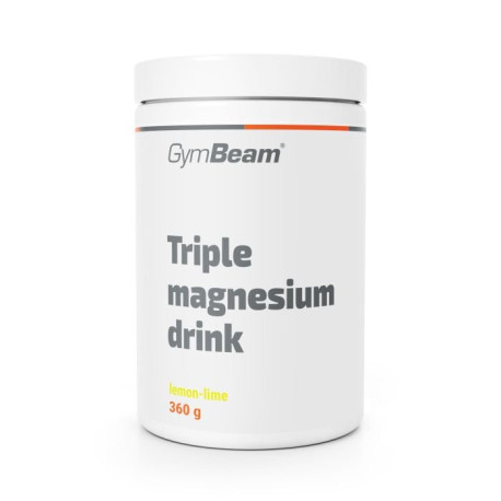 Potrójny napój magnezowy - GymBeam - Lemon Lime - 360 g