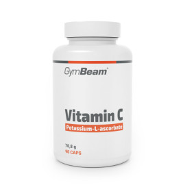 Witamina C (L-askorbian potasu) - GymBeam - 90 saszetek.