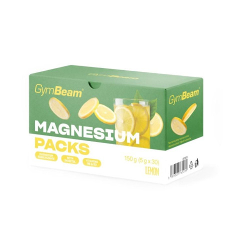 Okłady magnezowe - GymBeam - Lemon