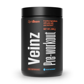 Veinz Pre-workout - GymBeam - Blue Raspberry - 500 g
