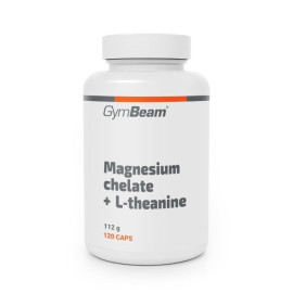 Chelatan magnezu + L-teanina - GymBeam - 120 saszetek.