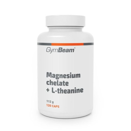 Chelatan magnezu + L-teanina - GymBeam - 120 saszetek.