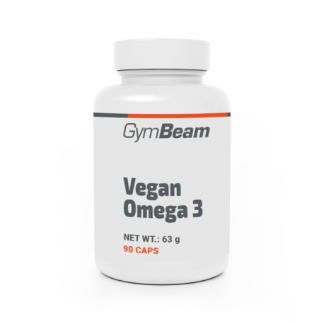 Wegański Omega 3 - GymBeam - 90 kapsułek.