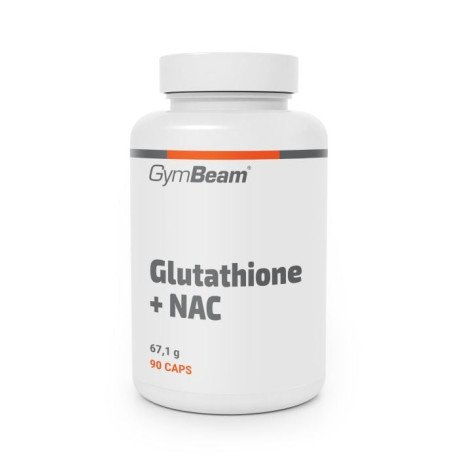 Glutation + NAC (N-acetyl-L-cysteina) - GymBeam - 90 woreczek