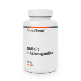 Shilajit + Ashwagandha - GymBeam - 90 kapsułek.