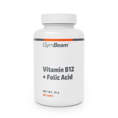Witamina B12 + kwas foliowy - GymBeam - 90 saszetek