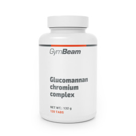 Kompleks glukomanan i chrom - GymBeam - 144 g - 120 tablet.