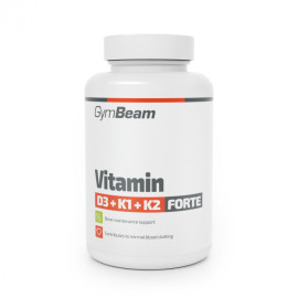 Witamina D3+K1+K2 Forte - GymBeam - 120 saszetek