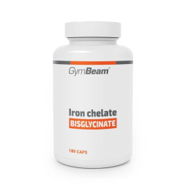 Chelatan żelaza - GymBeam - - - 180 kieszonek.