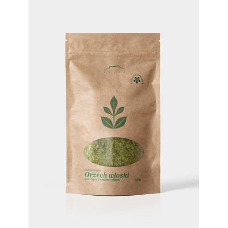 Orzech włoski liść - 250 g cięty