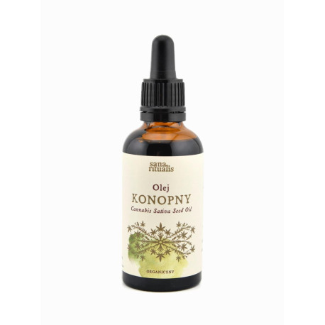 Olej konopny organiczny Sana Ritualis - 50 ml