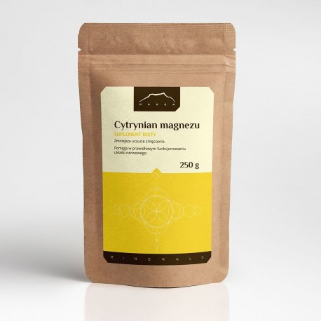 Cytrynian magnezu - 250g proszek