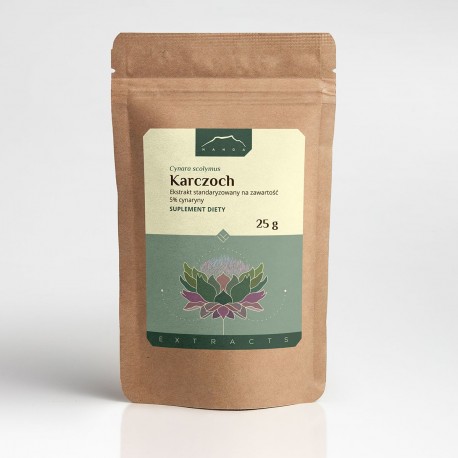 Ekstrakt z karczocha - Cynara scolymus 5% Cynaryna - 25g