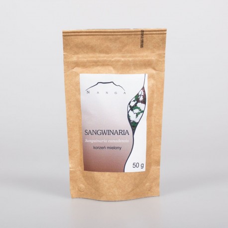 Krwiopijca kanadyjski korzeń - Sanguinaria canadensis - 50g mielony