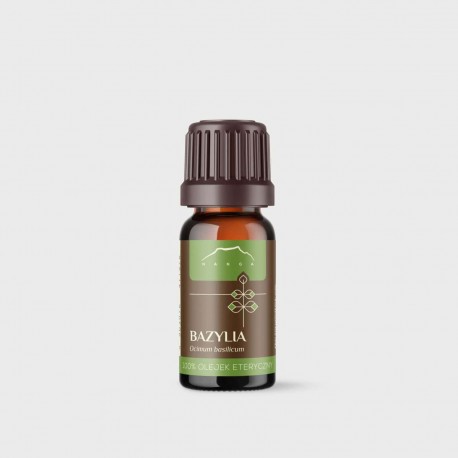 Olejek Bazyliowy - 100% Olejek Eteryczny - 10ml - Ocimum basilicum