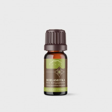 Olejek Bergamotowy Cytrynowy bez Bergapten - 100% Olejek Eteryczny - 10ml - Citrus aurantium bergamia
