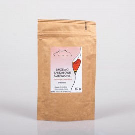 Drzewo sandałowe, czerwone - Pterocarpus santalinus - 50g mielone