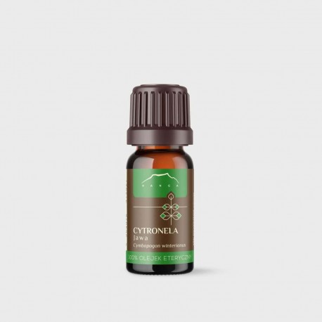 Java Citronella Oil - 100% Olejek Eteryczny - 10ml - Cymbopogon winterianus