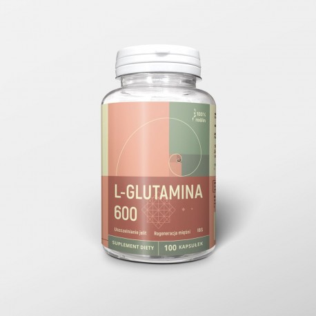 L-Glutamina 100 kapsułek x 600 mg