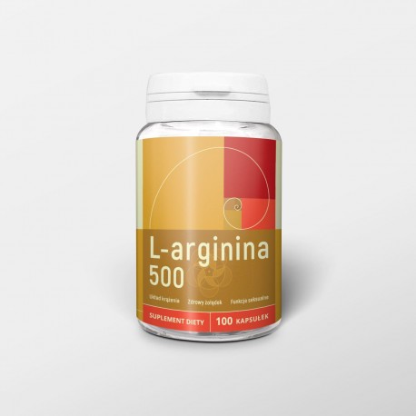 L-arginina 100 kapsułek x 500 mg