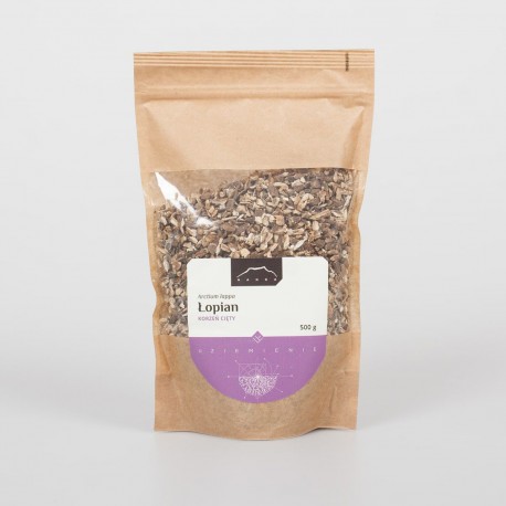Korzeń łopianu - Arctium lappa - 500g posiekany