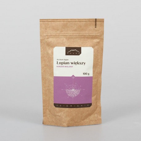 Korzeń łopianu - Arctium lappa - 100g mielony