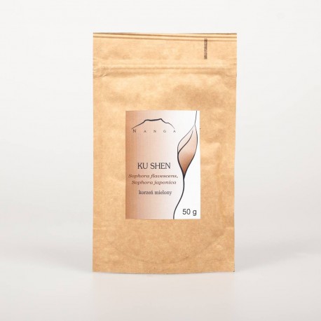 Korzeń Ku Shen - Sophora flavescens, Sophora japonica - 50g mielone