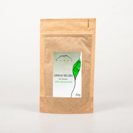 Liść miłorzębu japońskiego - 50g mielony