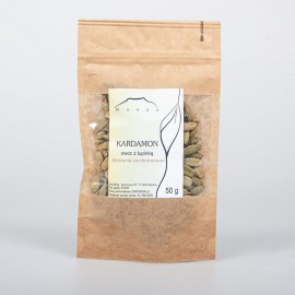 Owoc kardamonu ze skórką - Elettaria cardamomum - 50g całość
