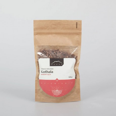 Korzeń Salacia reticulata - Kothala - 100g posiekany