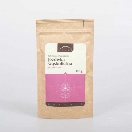 Jeżówka wąskolistna - Echinacea angustifolia - 100g mielona