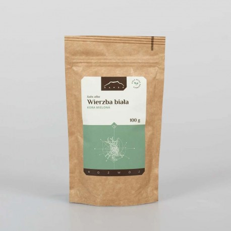 Kora wierzby białej - Salix alba - 100g mielona